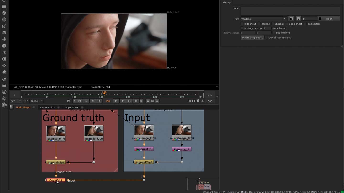 CopyCat machine learning in Nuke Foundry